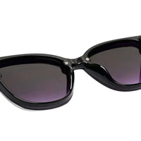 Kalira | Black Large Full Rim Cateye Sunglasses for Women [UV-protected]