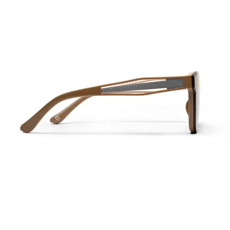 Kalira | Brown Large Full Rim Cateye Sunglasses for Women [UV-protected]