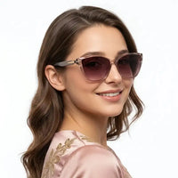 Karion | Gradient Brown Medium Full Rim Cateye Sunglasses for Women [UV-protected]