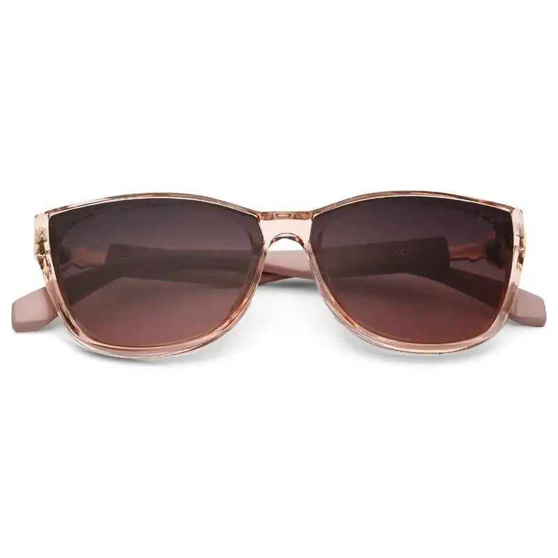 Karion | Transparent Medium Full Rim Cateye Sunglasses for Women [UV-protected]
