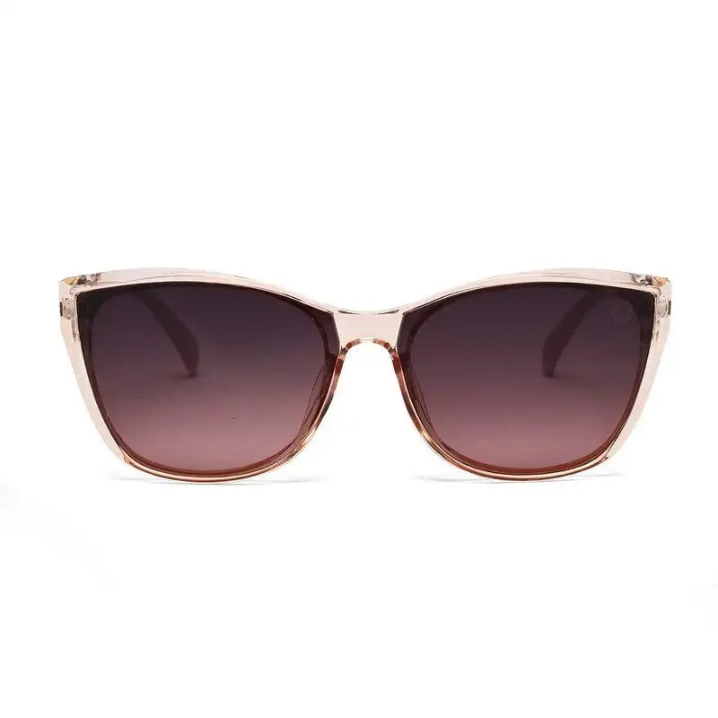 Karion | Transparent Medium Full Rim Cateye Sunglasses for Women [UV-protected]