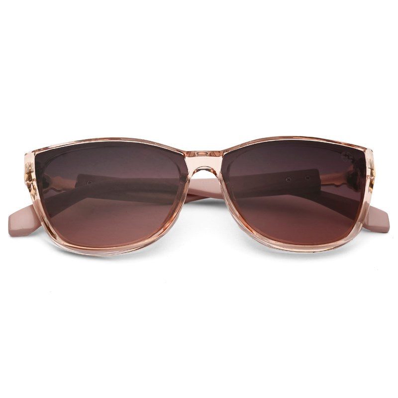Karion | Transparent Medium Full Rim Cateye Sunglasses for Women [UV-protected]