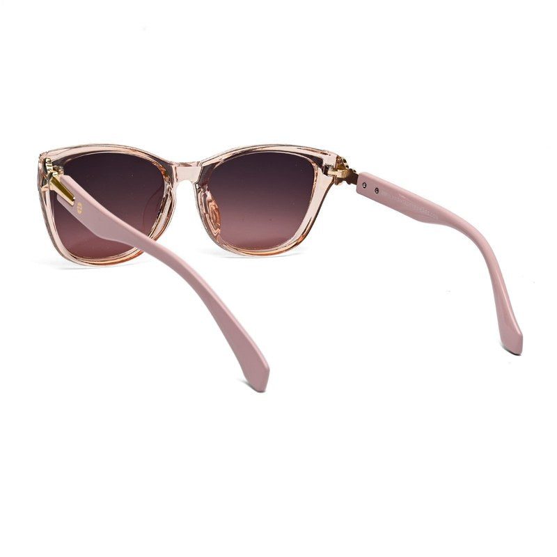 Karion | Transparent Medium Full Rim Cateye Sunglasses for Women [UV-protected]