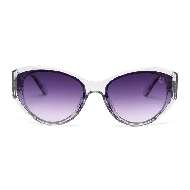 Kynor | Gradient Purple Medium Full Rim Cateye Sunglasses for Women [UV-protected]