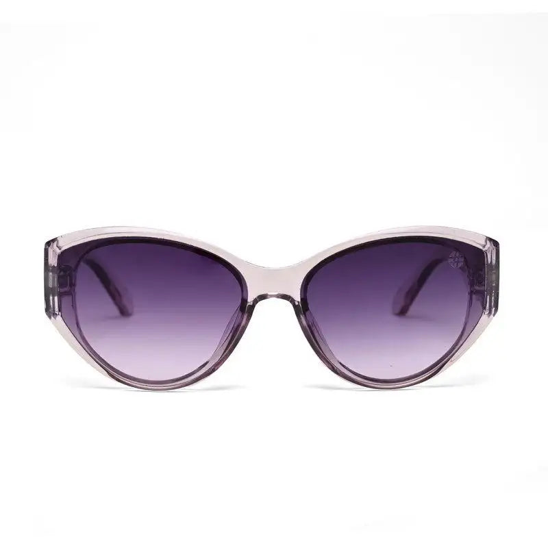 Kynor | Transparent Medium Full Rim Cateye Sunglasses for Women [UV-protected]