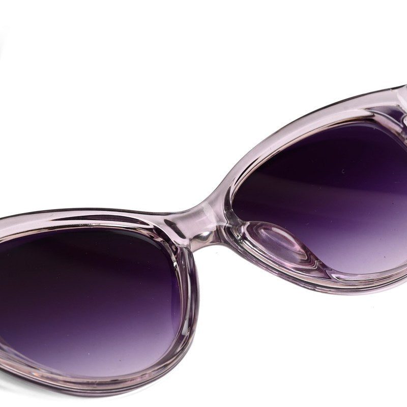 Kynor | Transparent Medium Full Rim Cateye Sunglasses for Women [UV-protected]