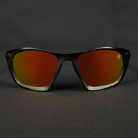 Lateralis Black Large Full Rim Wraparound Sports Sunglasses for Men & Women — Hashtag Eyewears