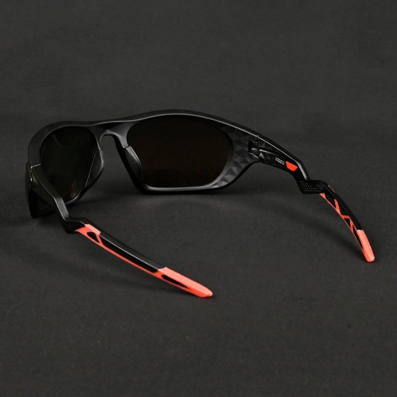 Lateralis Black Large Full Rim Wraparound Sports Sunglasses for Men & Women — Hashtag Eyewears