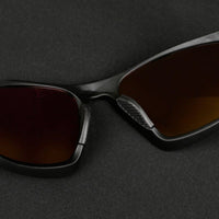 Lateralis Black Large Full Rim Wraparound Sports Sunglasses for Men & Women — Hashtag Eyewears