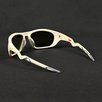 Lateralis Cream Large Full Rim Wraparound Sports Sunglasses for Men & Women — Hashtag Eyewears