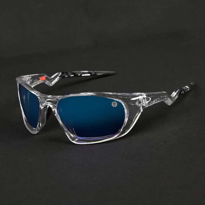 Lateralis Transparent Large Full Rim Wraparound Sports Sunglasses for Men & Women — Hashtag Eyewears