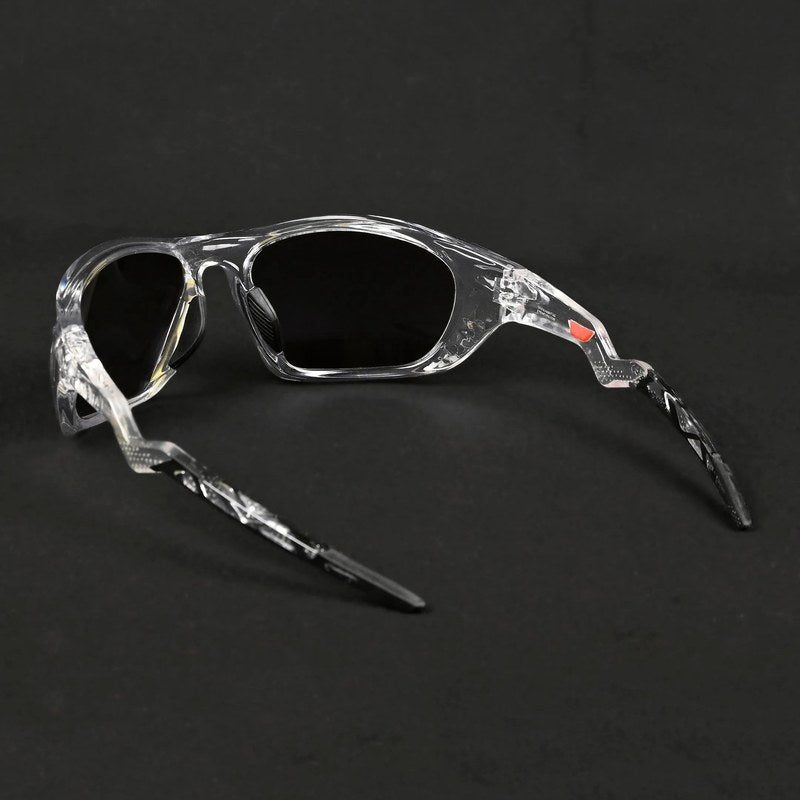 Lateralis Transparent Large Full Rim Wraparound Sports Sunglasses for Men & Women — Hashtag Eyewears