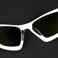 Lateralis White Large Full Rim Wraparound Sports Sunglasses for Men & Women — Hashtag Eyewears