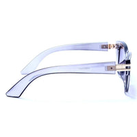 Lucid Grey and Golden Large Full Rim Square Sunglasses for Women — Hashtag Eyewears