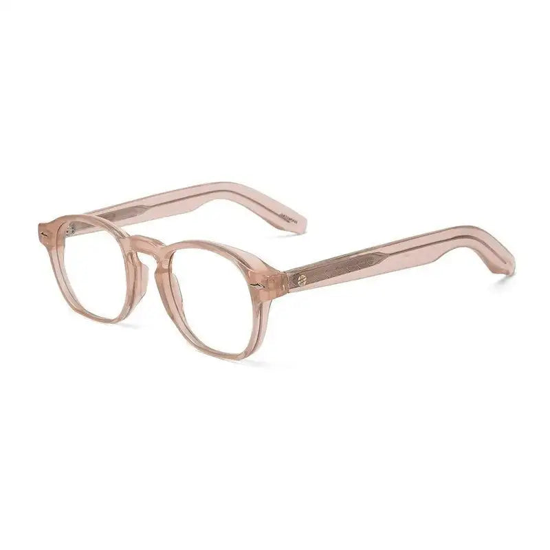 Lumishift | Transparent Cream Medium Full Rim Square Computer Glasses for Men & Women [Photochromic]