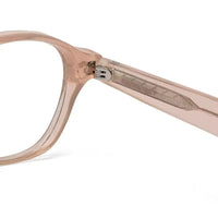 Lumishift | Transparent Cream Medium Full Rim Square Computer Glasses for Men & Women [Photochromic]