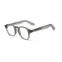 Lumishift | Transparent Greenish Grey Medium Full Rim Square Computer Glasses for Men & Women [Photochromic]