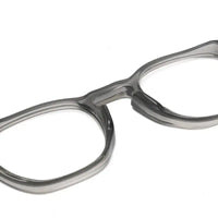 Lumishift | Transparent Greenish Grey Medium Full Rim Square Computer Glasses for Men & Women [Photochromic]