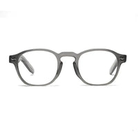 Lumishift | Transparent Greenish Grey Medium Full Rim Square Computer Glasses for Men & Women [Photochromic]