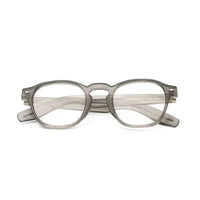 Lumishift | Transparent Greenish Grey Medium Full Rim Square Computer Glasses for Men & Women [Photochromic]