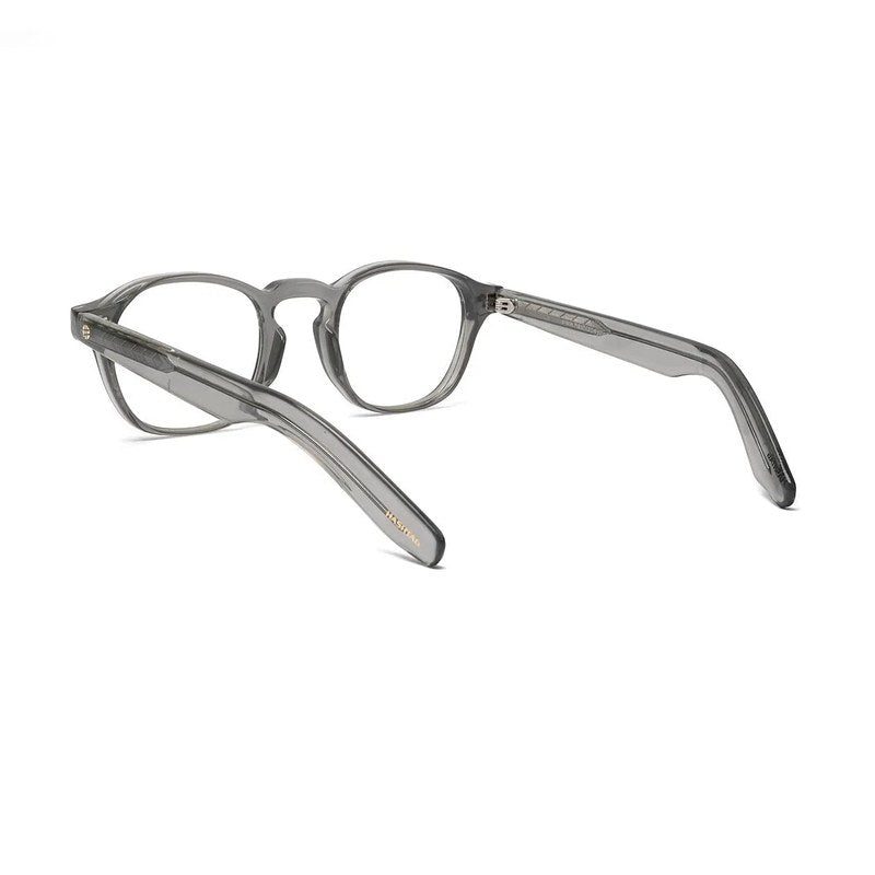 Lumishift Transparent Greenish Grey Medium Full Rim Square Computer Glasses for Men & Women — Hashtag Eyewears