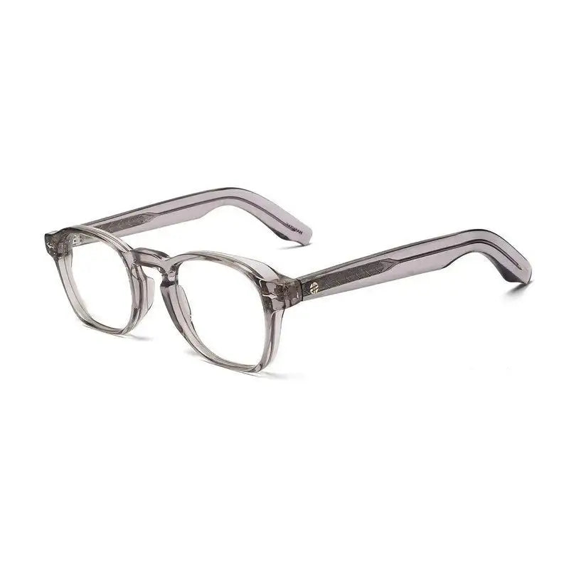 Lumishift | Transparent Grey Medium Full Rim Square Computer Glasses for Men & Women [Photochromic]