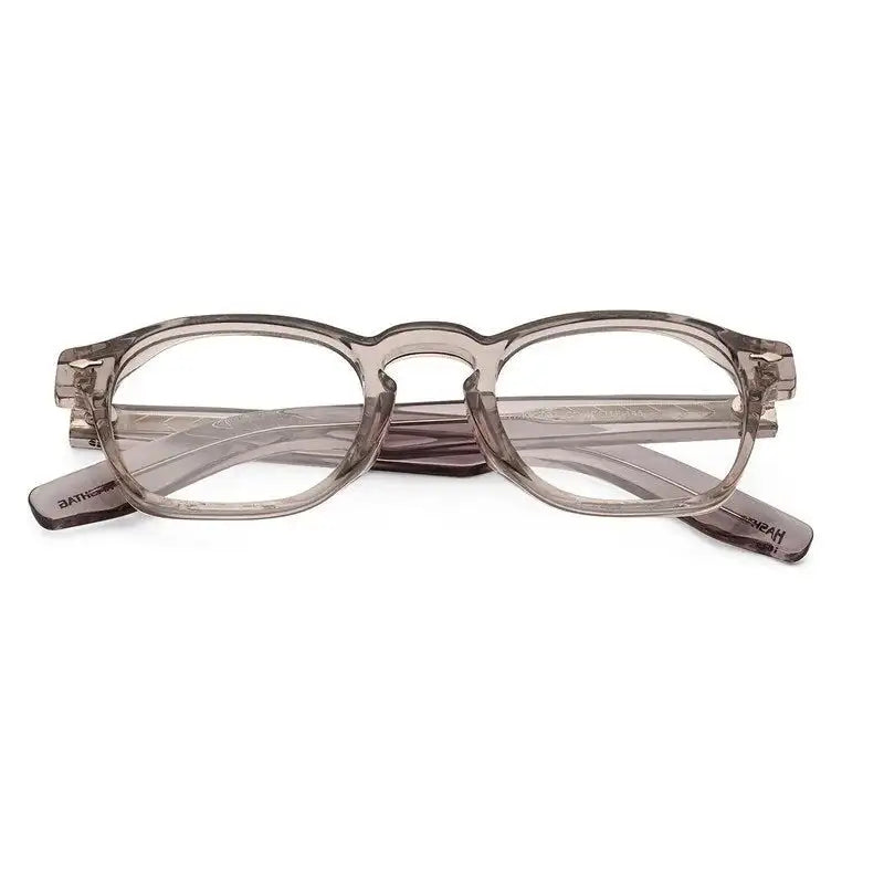 Lumishift | Transparent Grey Medium Full Rim Square Computer Glasses for Men & Women [Photochromic]