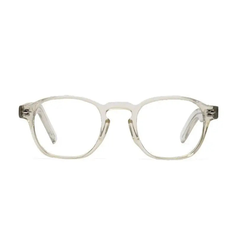 Lumishift | Transparent Light Green Medium Full Rim Square Computer Glasses for Men & Women [Photochromic]