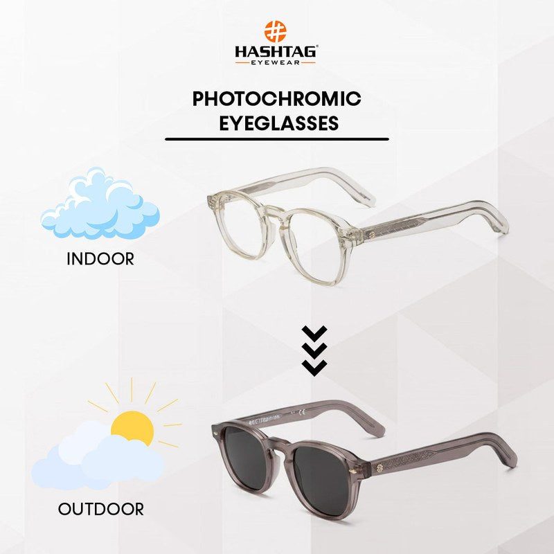 Lumishift Transparent Light Green Medium Full Rim Square Computer Glasses for Men & Women — Hashtag Eyewears
