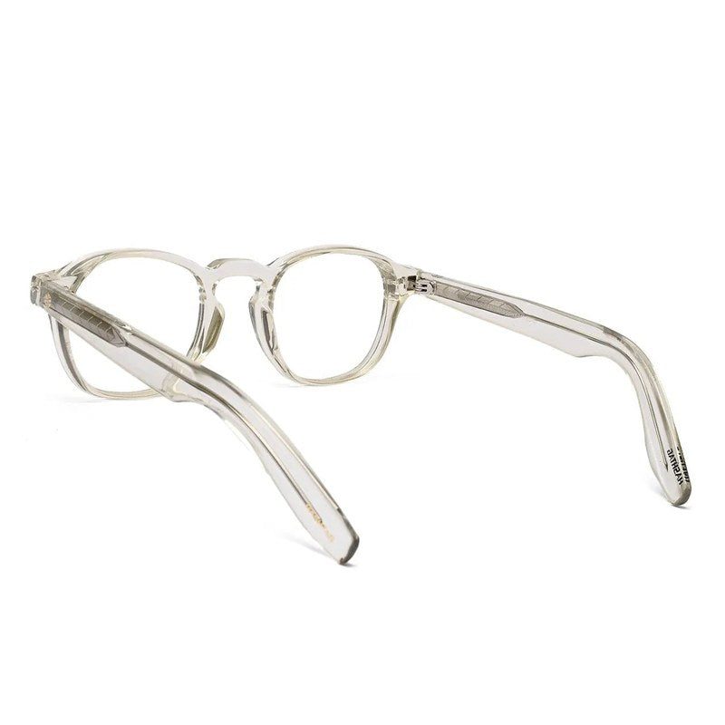 Lumishift | Transparent Light Green Medium Full Rim Square Computer Glasses for Men & Women [Photochromic]