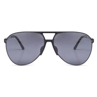 Lumisyn Black Large Full Rim Aviator Sunglasses for Men — Hashtag Eyewears