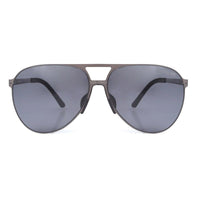 Lumisyn Grey Large Full Rim Aviator Sunglasses for Men — Hashtag Eyewears