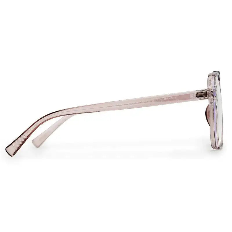 Lumnos | Brown Medium Full Rim Square Computer Glasses for Men & Women [Blue Block]