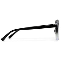 Lumnos | Gradient Black Medium Full Rim Square Computer Glasses for Men & Women [Blue Block]
