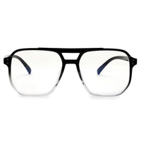 Lumnos Gradient Black Medium Full Rim Square Computer Glasses for Men & Women — Hashtag Eyewears