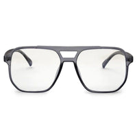 Lumnos Grey Medium Full Rim Square Computer Glasses for Men & Women — Hashtag Eyewears
