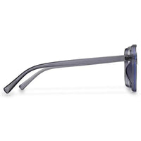 Lumnos | Grey Medium Full Rim Square Computer Glasses for Men & Women [Blue Block]