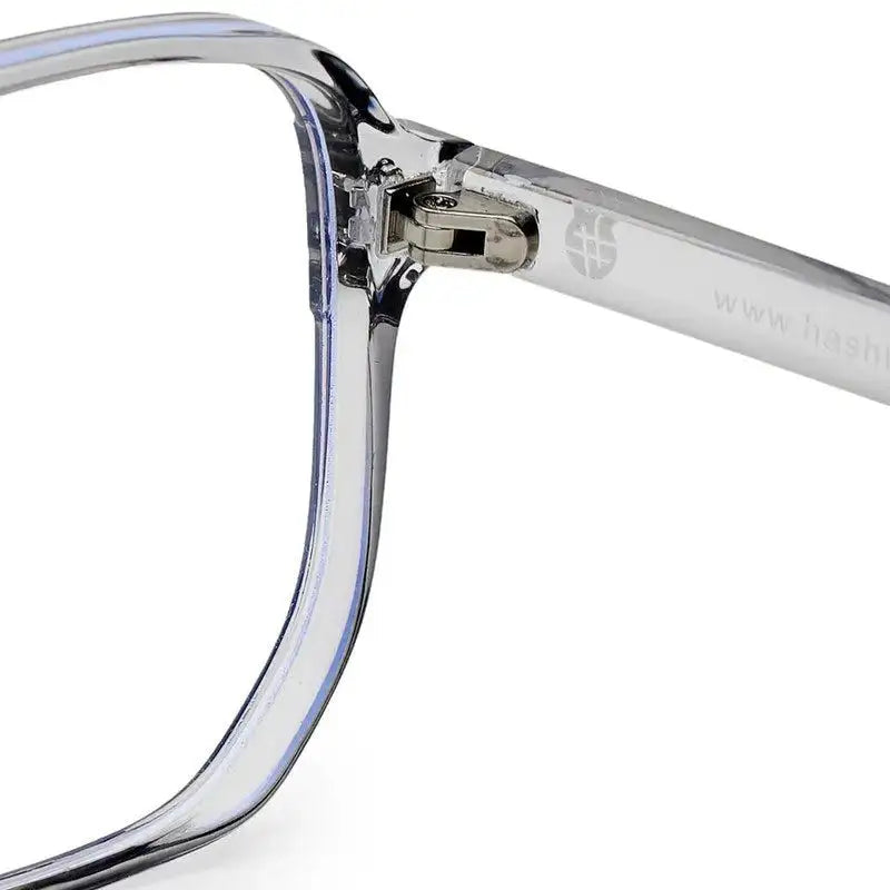 Lumnos | Smoke Medium Full Rim Square Computer Glasses for Men & Women [Blue Block]