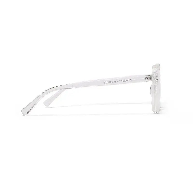 Lumnos | Transparent Small Full Rim Square Computer Glasses for Men & Women [Blue Block]