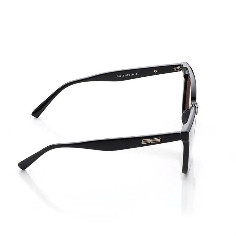 Lumor Brown Medium Full Rim Square Sunglasses for Women — Hashtag Eyewears
