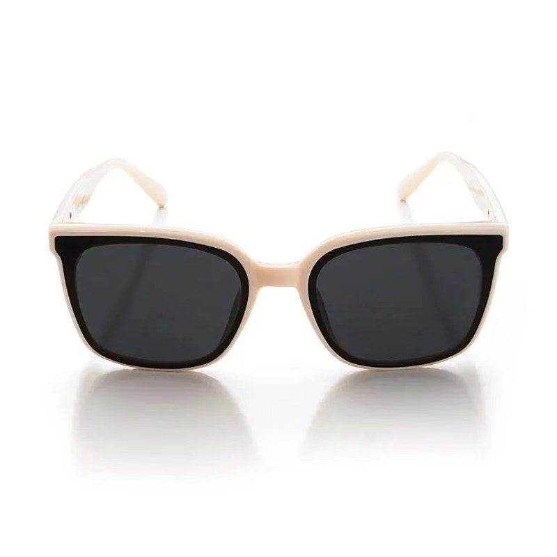Lumor | Off -White Medium Full Rim Square Sunglasses for Women [UV-protected]