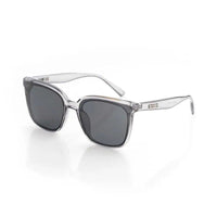 Lumor Transparent-Grey Medium Full Rim Square Sunglasses for Women — Hashtag Eyewears