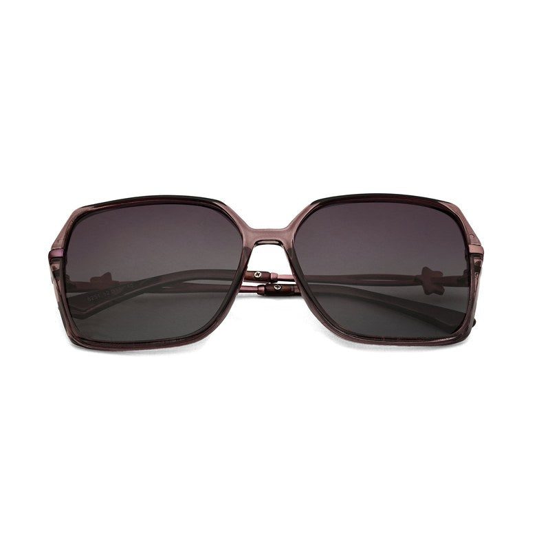 Lumora | Purple Large Full Rim Square Sunglasses for Women [Polarized]