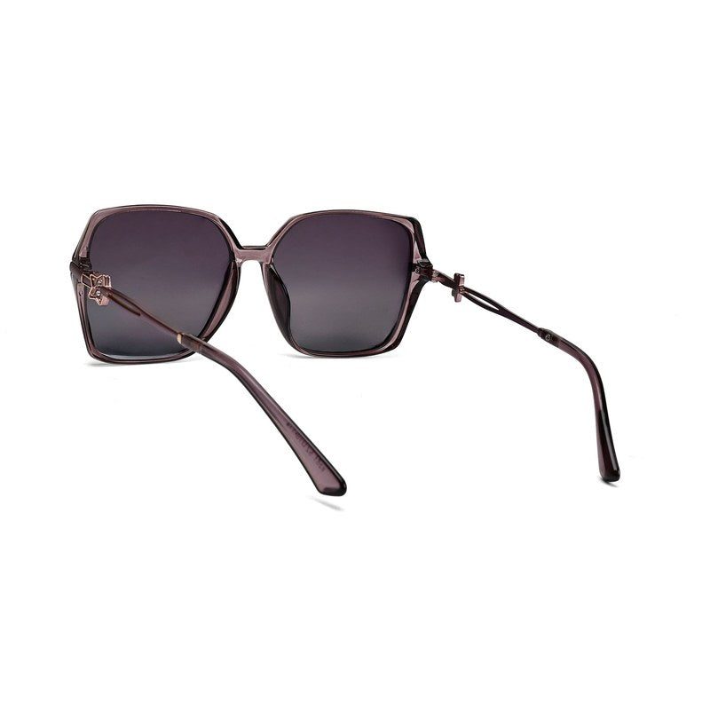Lumora | Purple Large Full Rim Square Sunglasses for Women [Polarized]