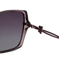 Lumora Purple Large Full Rim Square Sunglasses for Women — Hashtag Eyewears