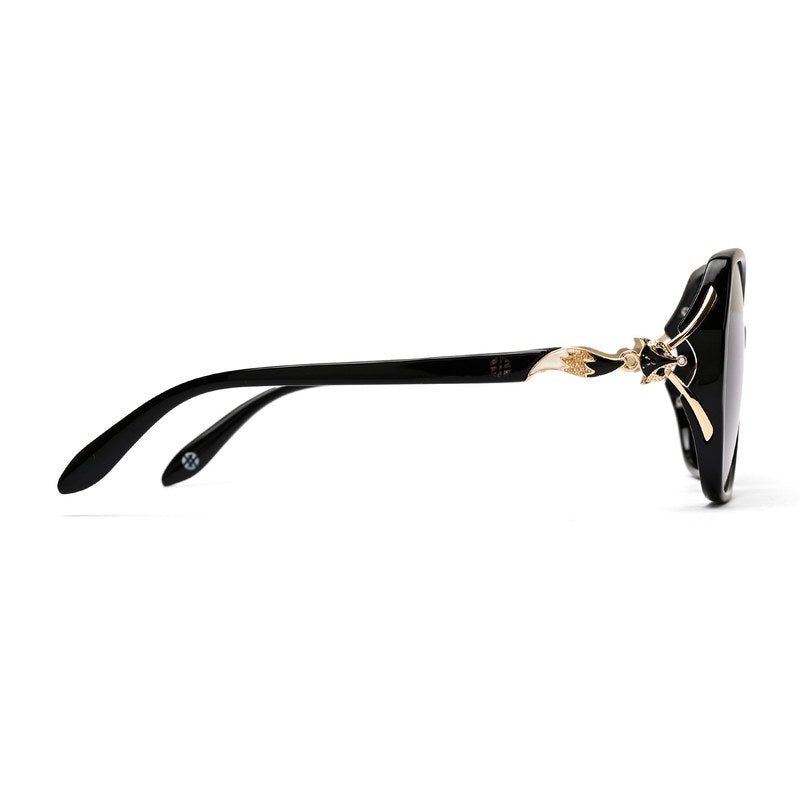 Lunara Black Large Full Rim Butterfly Sunglasses for Women — Hashtag Eyewears