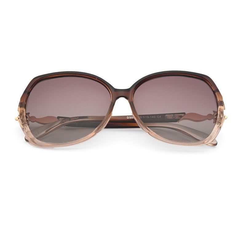 Lunara Gradient Brown Large Full Rim Butterfly Sunglasses for Women — Hashtag Eyewears