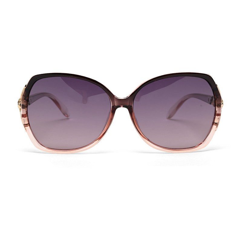 Lunara Transparent Gradient Brown Large Full Rim Butterfly Sunglasses for Women — Hashtag Eyewears