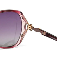 Lunara | Transparent Gradient Purple Large Full Rim Butterfly Sunglasses for Women [Polarized]
