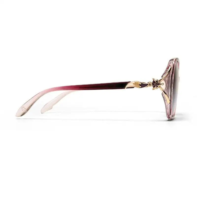 Lunara | Transparent Gradient Purple Large Full Rim Butterfly Sunglasses for Women [Polarized]